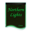 Northern Lights Message Board W/ Wavy Bottom (24"x33")